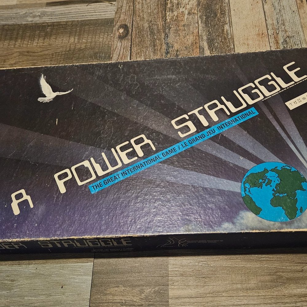 Vintage Power Struggle Board Game from Colussus Games 1984